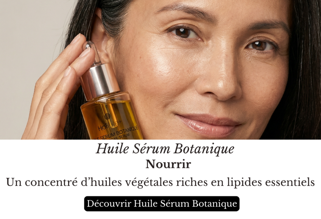 huile sérum botanique visage peau nourrie glow naturel