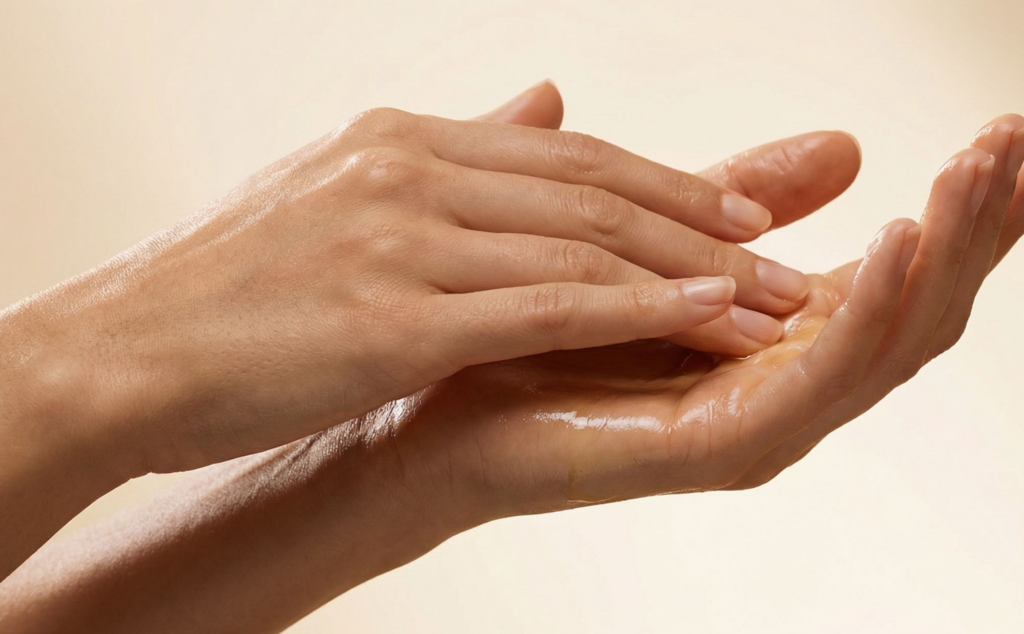 huile visage comment appliquer