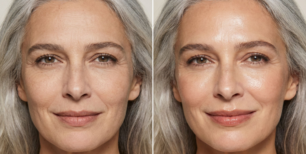 huile visage texture nourrissante peau sèche après 40 ans