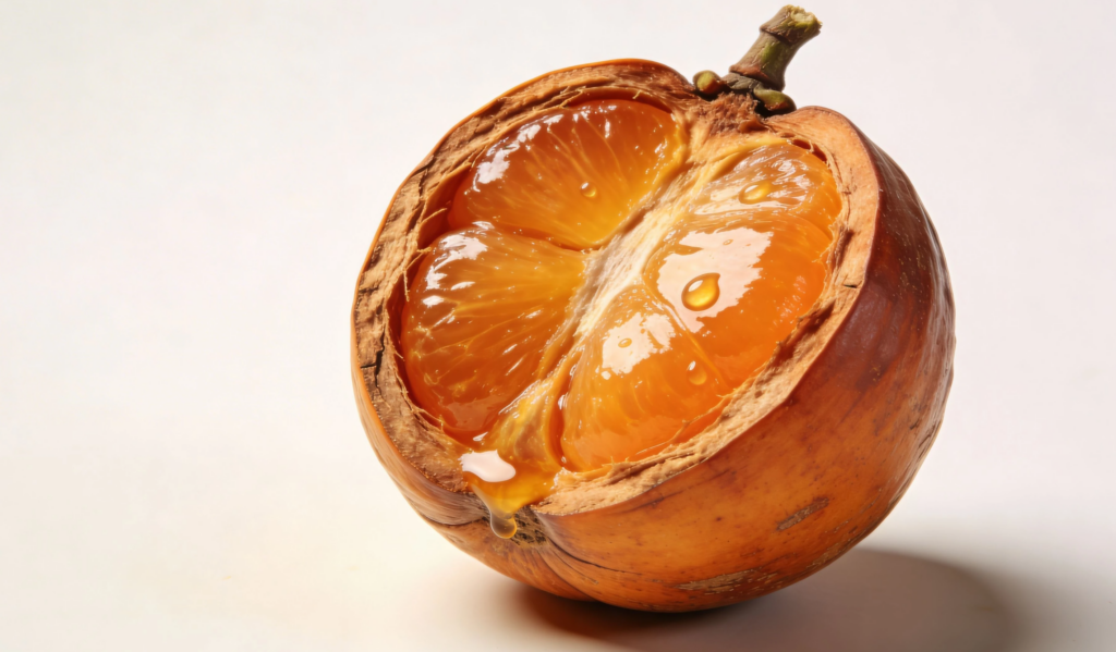 huile de Buriti extraite du fruit tropical pour soin visage naturel